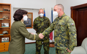 ...i nadporučíku Sochorovi. Foto: prap. Petr Dohnal