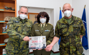 Ženistům se podařila vybrat opravdu krásná částka. Foto: prap. Petr Dohnal