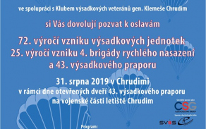 Program na sobotu 31. srpna 2019 v Chrudimi.