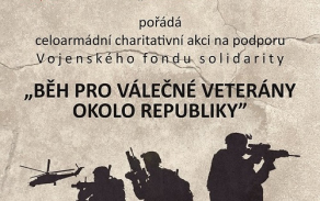 Plakát k letošní akci Běh pro válečné veterány okolo republiky.
