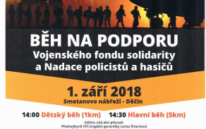 BĚH NA PODPORU Vojenského fondu solidarity a Nadace policistů a hasičů