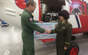 Brig.gen. Lenka Šmerdová a plk.gšt. MUDr. Zdeněk Pašek. 