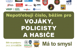 V Děčíně neběžíte za číslo, ale za naše vojáky, policisty a hasiče. Skvělý nápad!