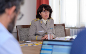 Předsedkyně výboru VFS brigádní generálka Lenka Šmerdová zhodnotila činnost fondu za rok 2020.