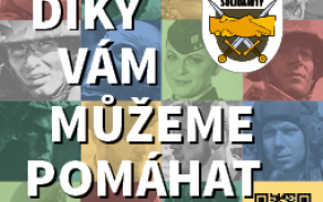 Vizuál Vojenského fondu solidarity.