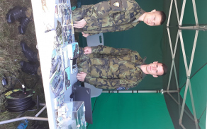 Prezenatce Vojenského fondu solidarity na Dnech NATO spojená se sbírkou na podporu vojáků a jejich rodin v těžké životní situaci.